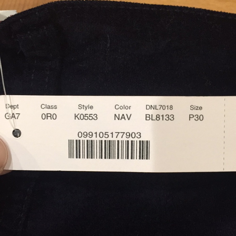 NEW J. Crew Petite Velour Pants - Picture 6 of 8